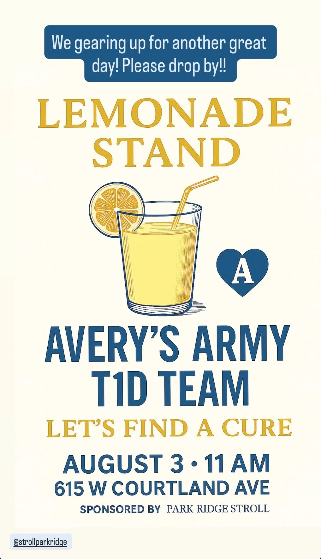Avery’s Army T1D Team Lemonade Stand