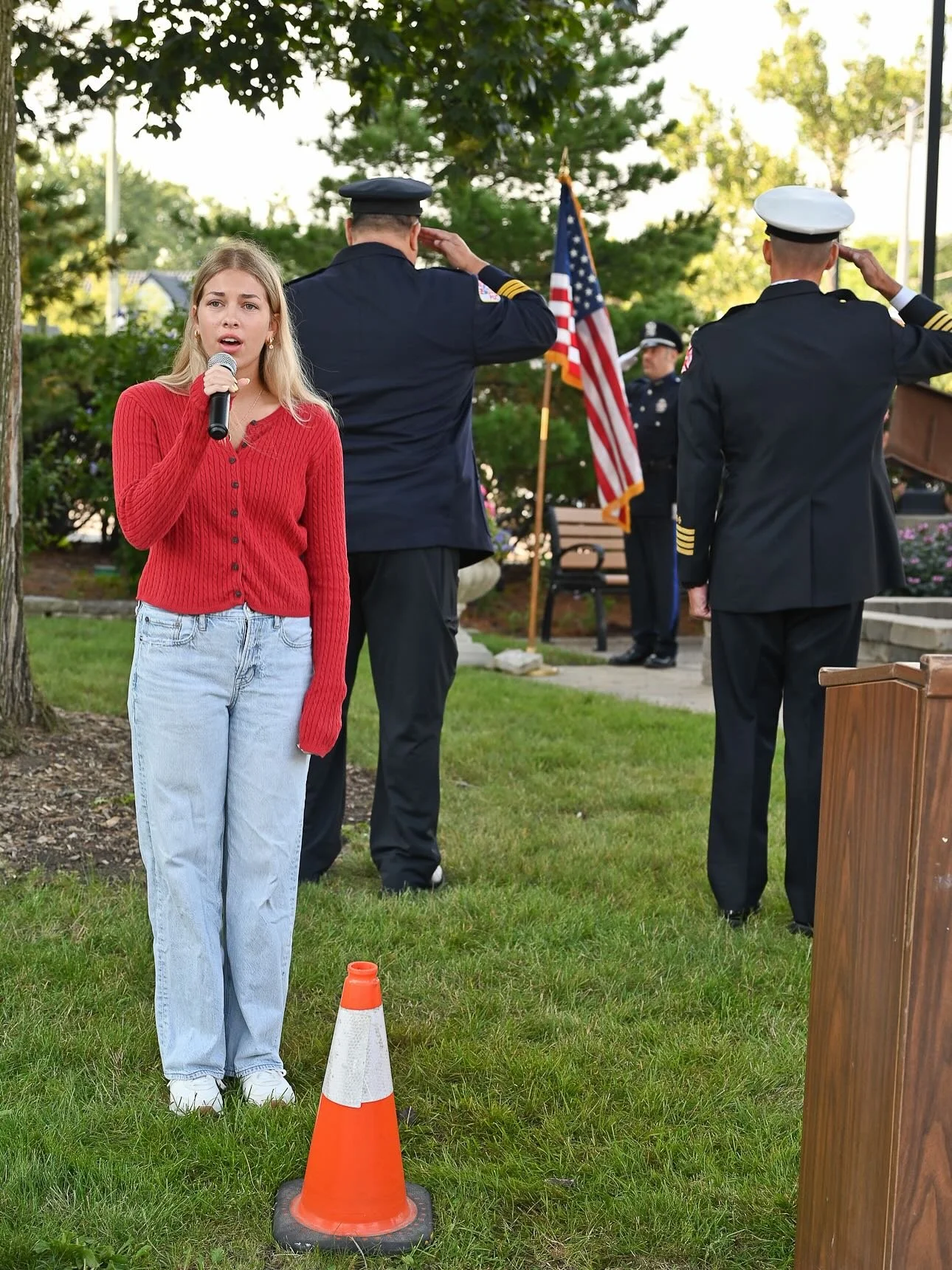 On Thursday, September 11, our Park Ridge community gathered in front of City Hall to honor and remember.
We paid tribute to the courage of first responders, the resilience of survivors, and the enduring strength of families forever changed. A specia