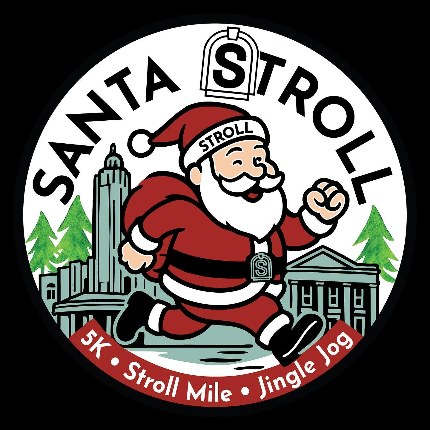 🎅🏃&zwj;♀️🎄 Save the Date!
The inaugural Santa Stroll is coming to Park Ridge on Saturday, December 13 at 8 AM&mdash;a morning of merriment before the second annual Christmas Stroll kicks off!

👟 5K Run 
🚶&zwj;♂️ 1-Mile Stroll 
🎁 Jingle Jog for 