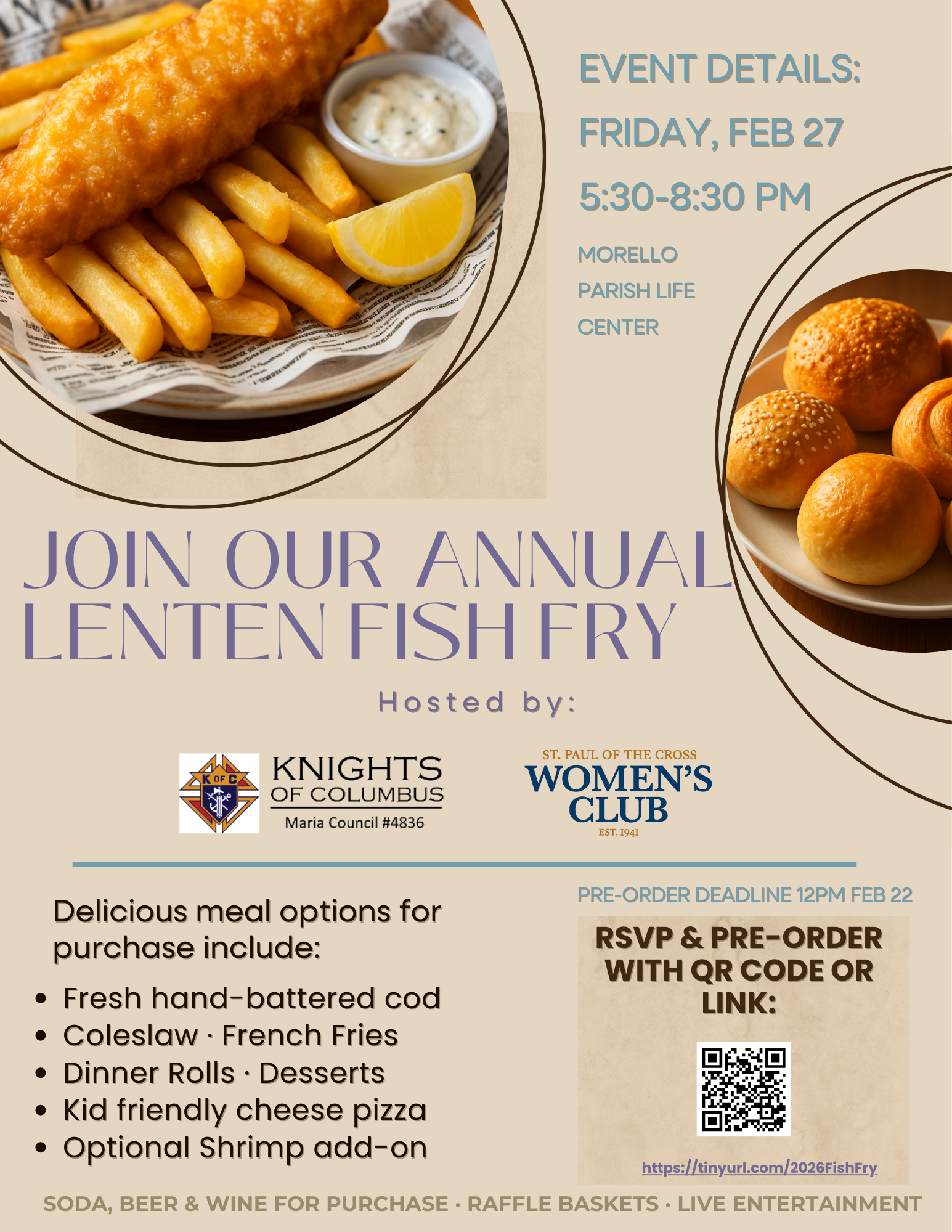 Annual Lenten Fish Fry