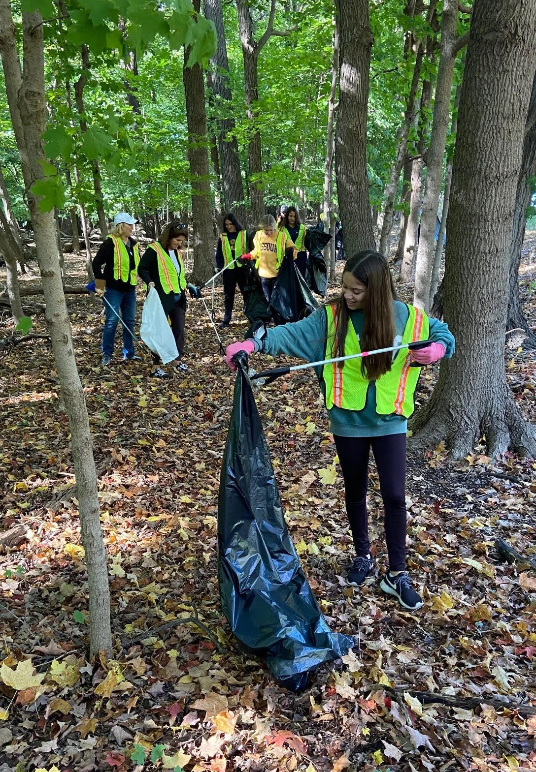 Go Green Park Ridge Spring Forest Preserve Cleanup