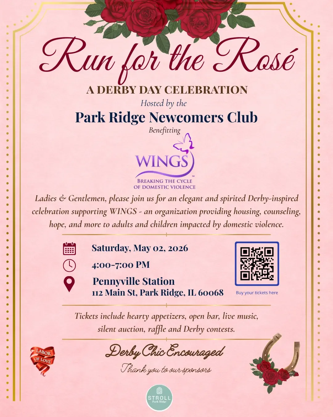 Park Ridge Newcomer's Club  “Run for the Rose” Derby Day Celebration