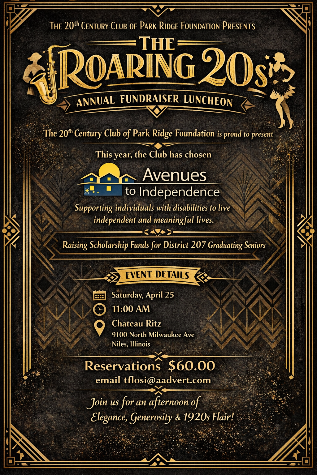 20th Century Foundation’s Annual Spring Luncheon – “The Roaring ‘20s”