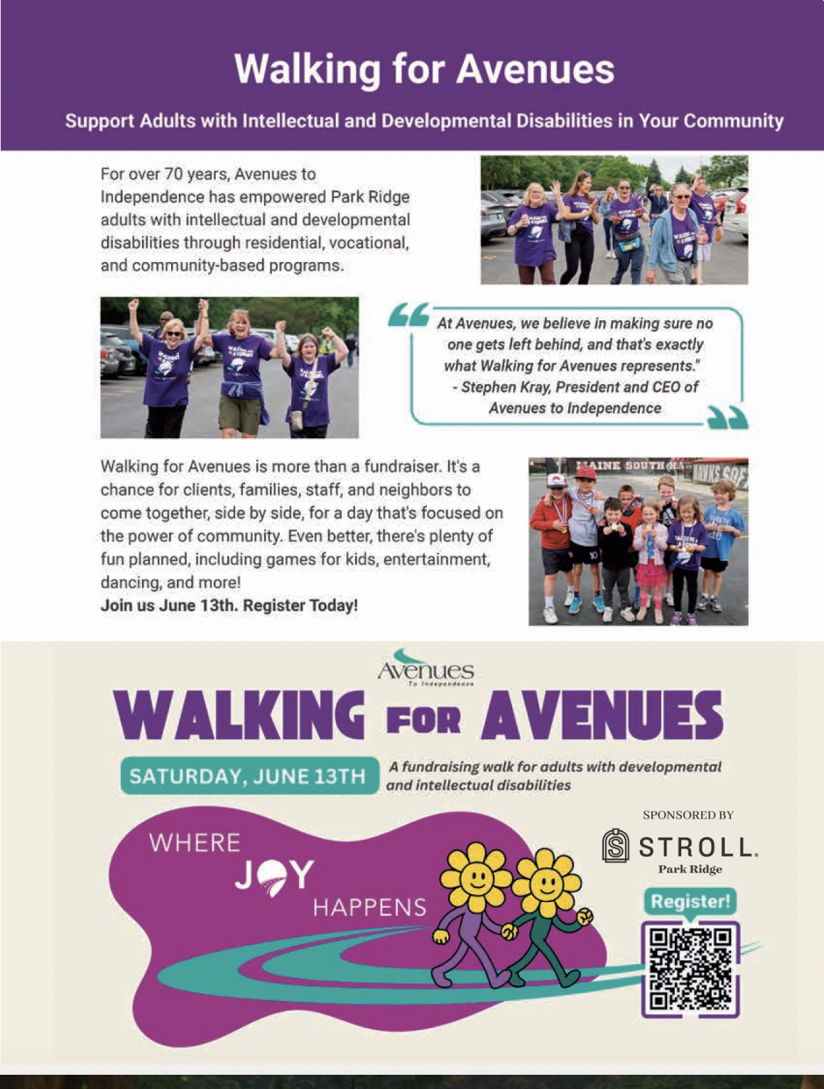 Walking for Avenues