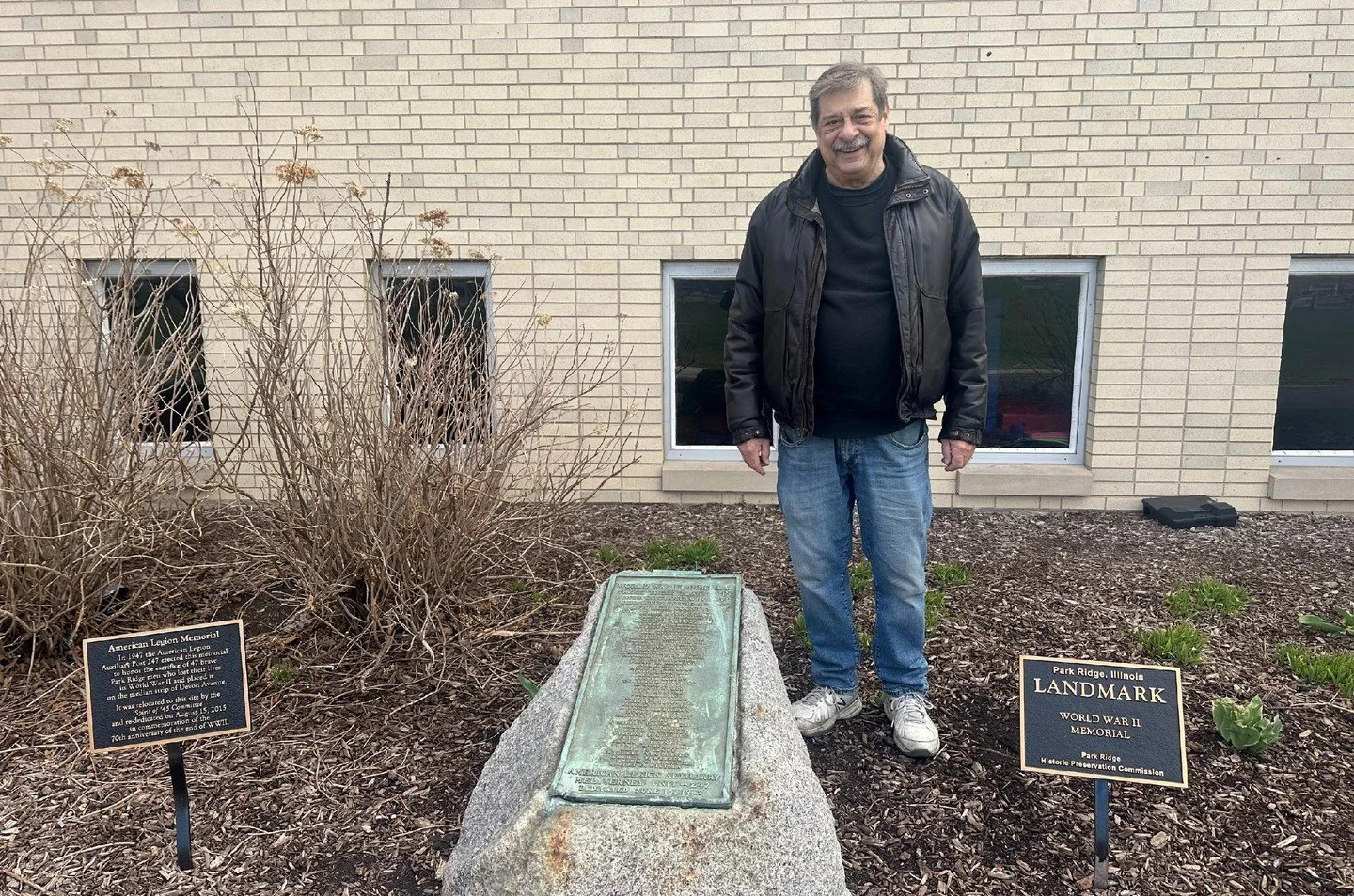 A Community United in Honor. 🕊️

In 1945, 47 families in Park Ridge hung gold star banners in their windows, each representing a life lost in WWII. 💙

Decades later, their memorial lay forgotten, until Shel Newman decided it wouldn't end that way. 