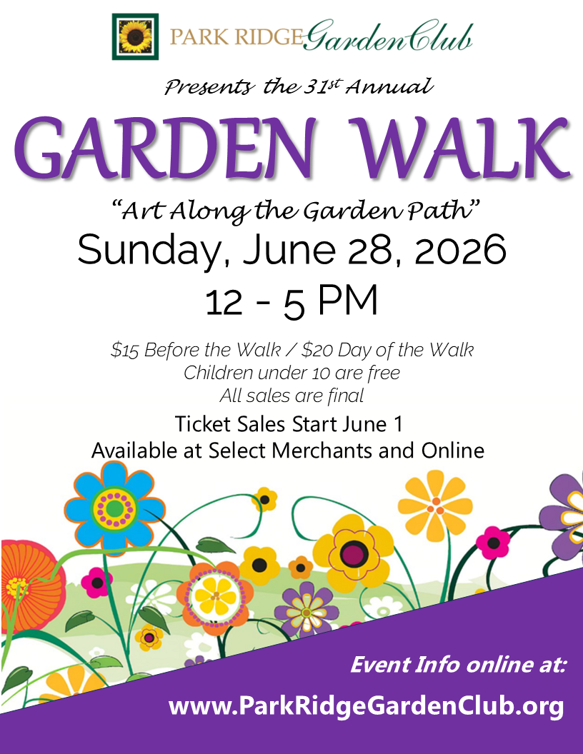 Park Ridge Garden Club Annual Garden Walk
