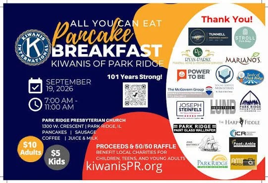 Kiwanis Club of Park Ridge 42nd Annual Pancake Breakfast