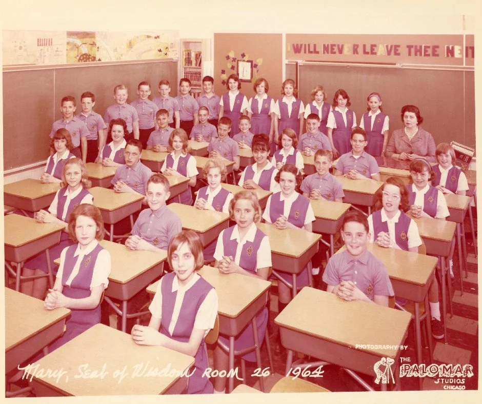 A glimpse into Park Ridge classrooms from more than 60 years ago. 📚

This month's Stroll Down Memory Lane takes us back to 1964 and the early days of Mary, Seat of Wisdom School. 🏫

Vintage photos capture faculty members and a classroom in action, 