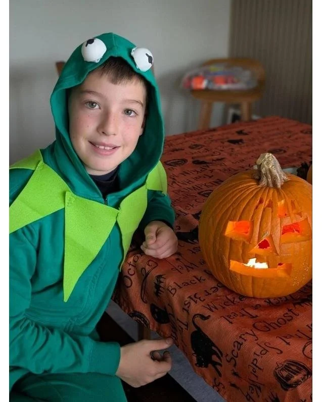 Fall in Park Ridge means pumpkins, colorful leaves, and plenty of Halloween candy for Paul Miller! 🎃

This St. Paul of the Cross sixth grader loves making pies, growing and carving pumpkins with his brother, and soaking up the red and orange colors 