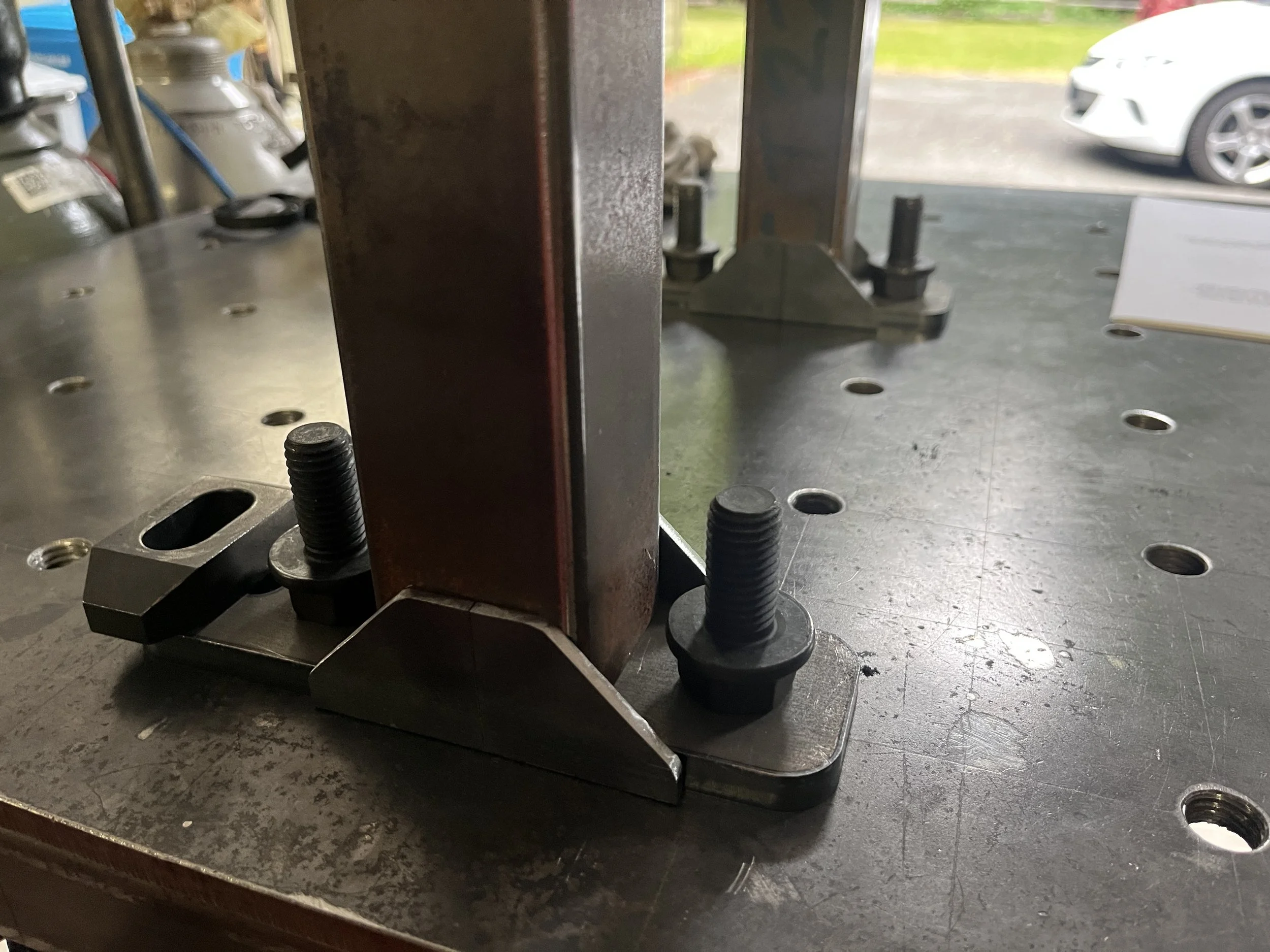 Setting up the legs