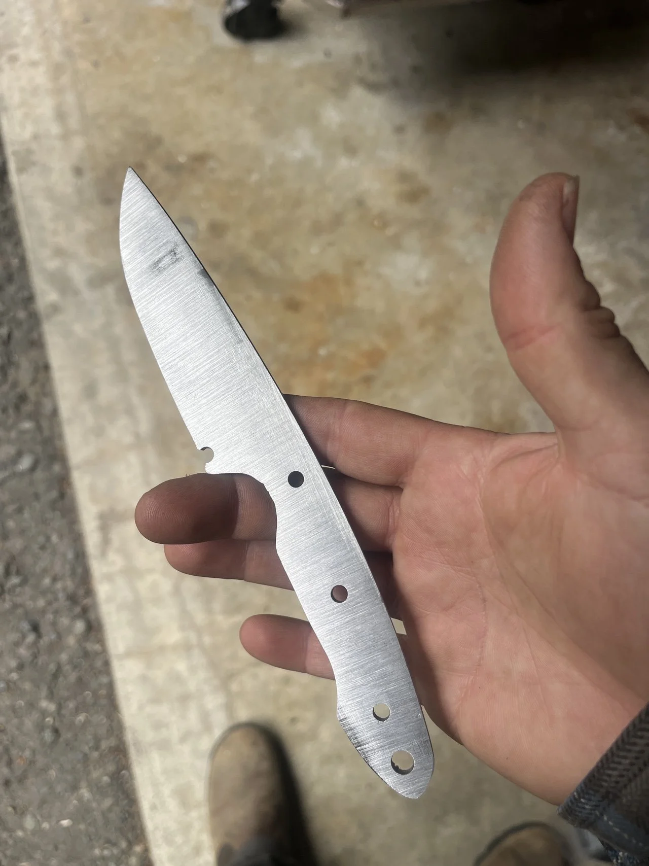 A knife blank