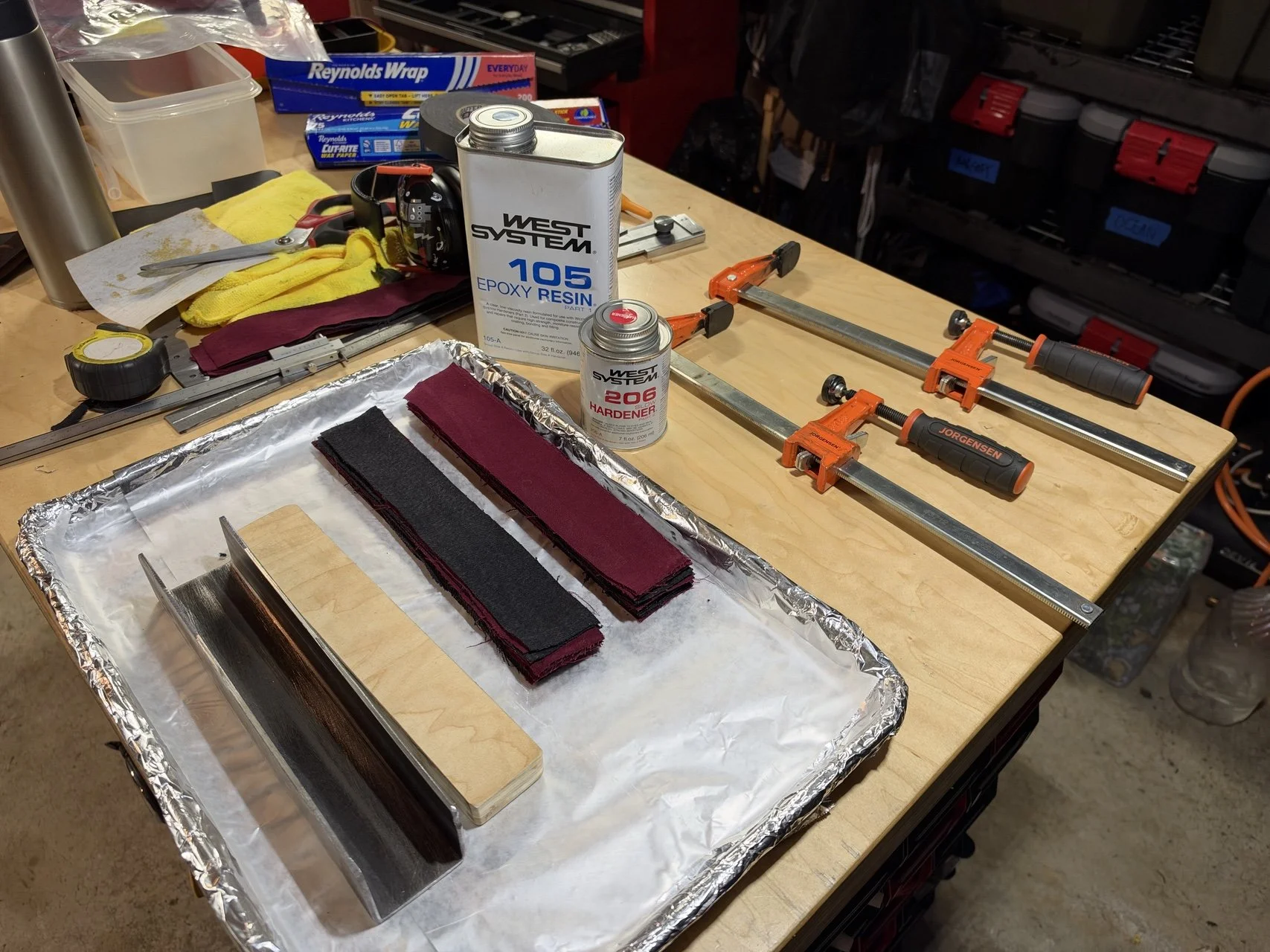 Resin, fabric, and mold for making micarta knife scales