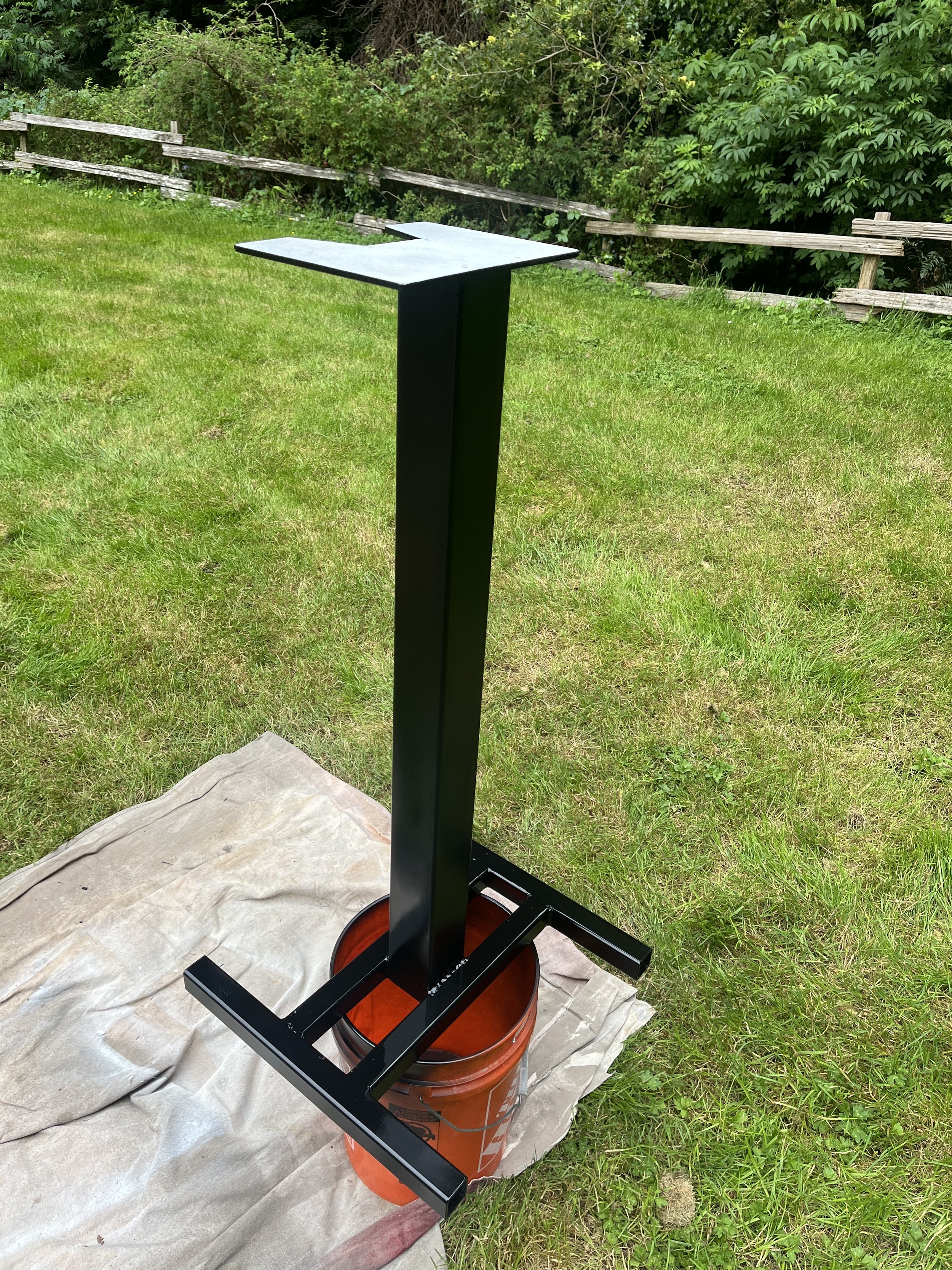Painting the stand