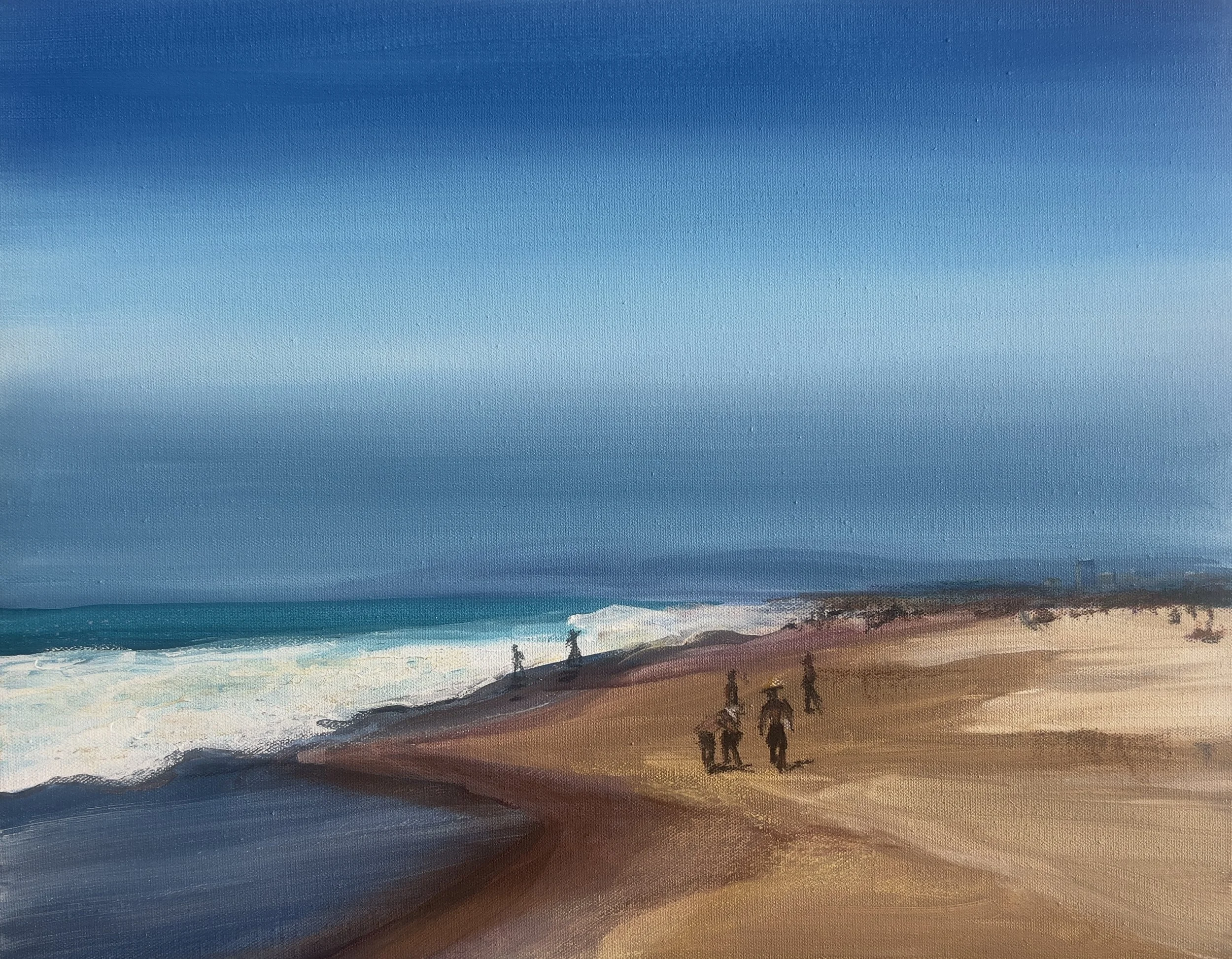 "Intertidal" 16x20" oil on gallery wrapped canvas, $750