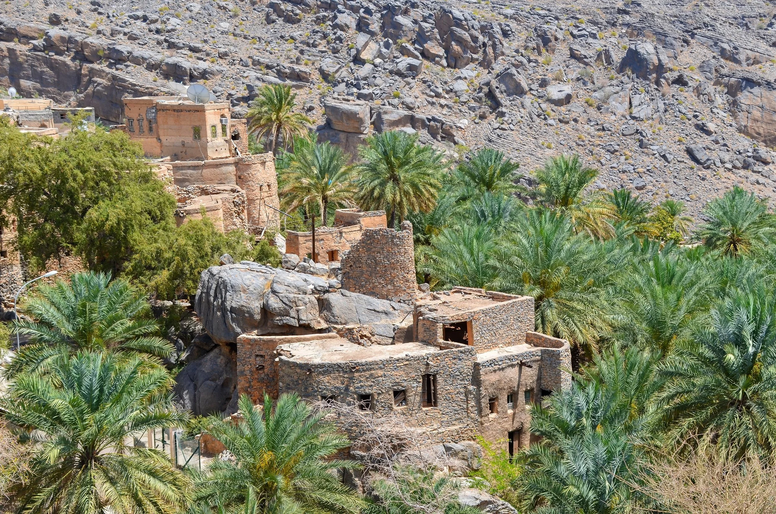 Omani Village Misfat Al Abriyyin