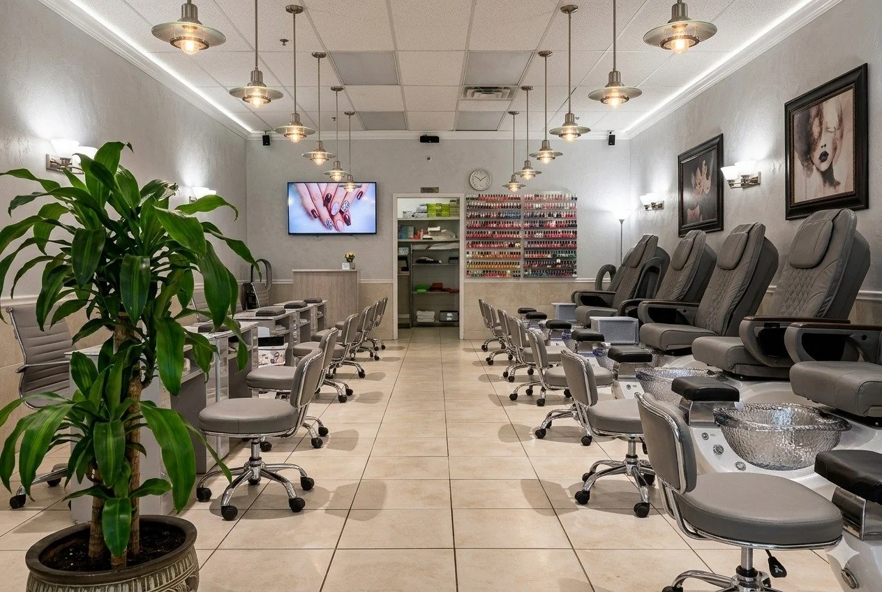 Inside Nails So Happy’s Relaxing Spa Vibe
