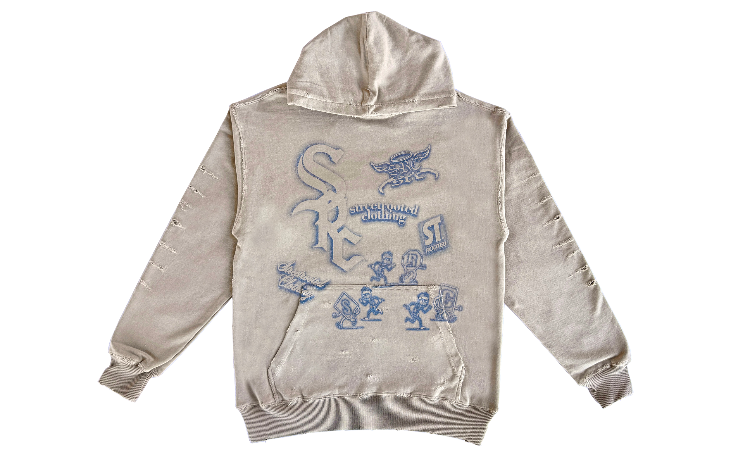 SRC SCATTERED LOGO HOODIE