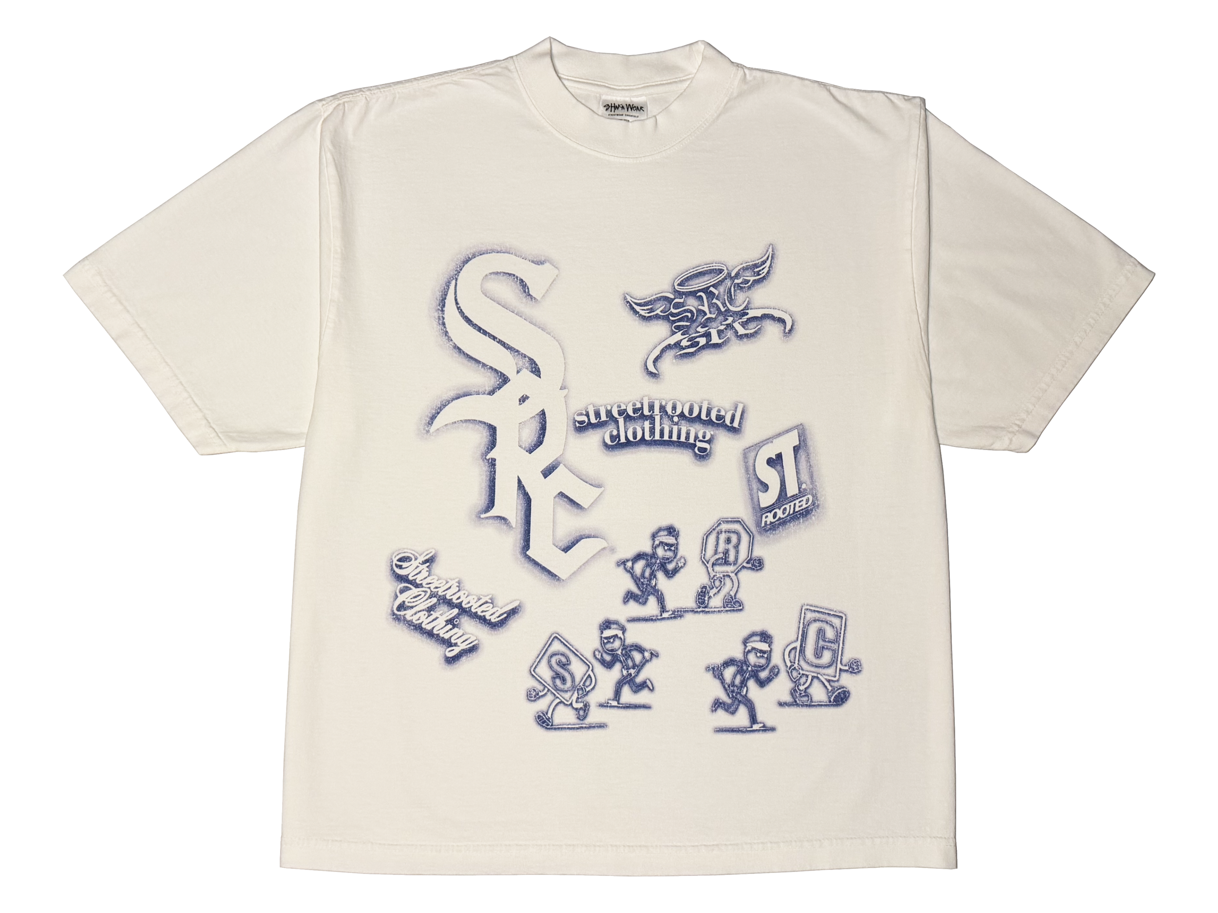 SRC SCATTERED LOGO TEE