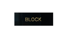 Black Name Plate