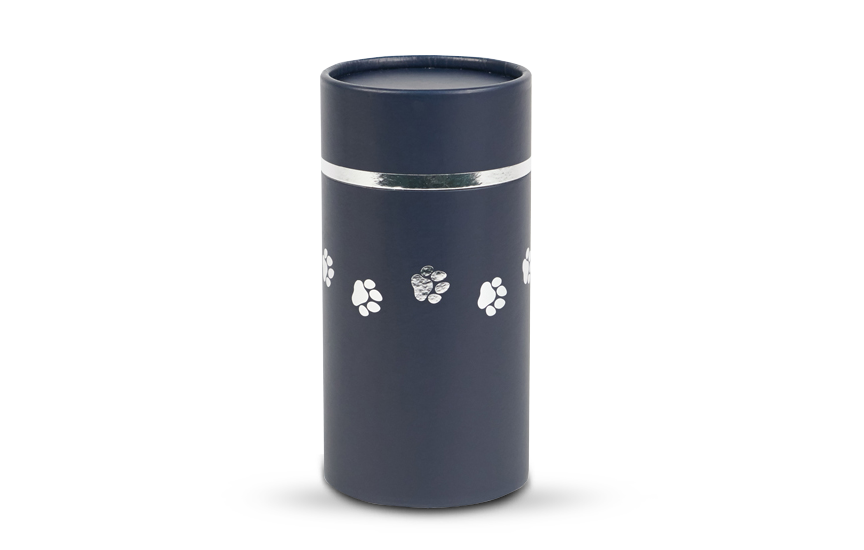 Blue Scattering Tube Urn