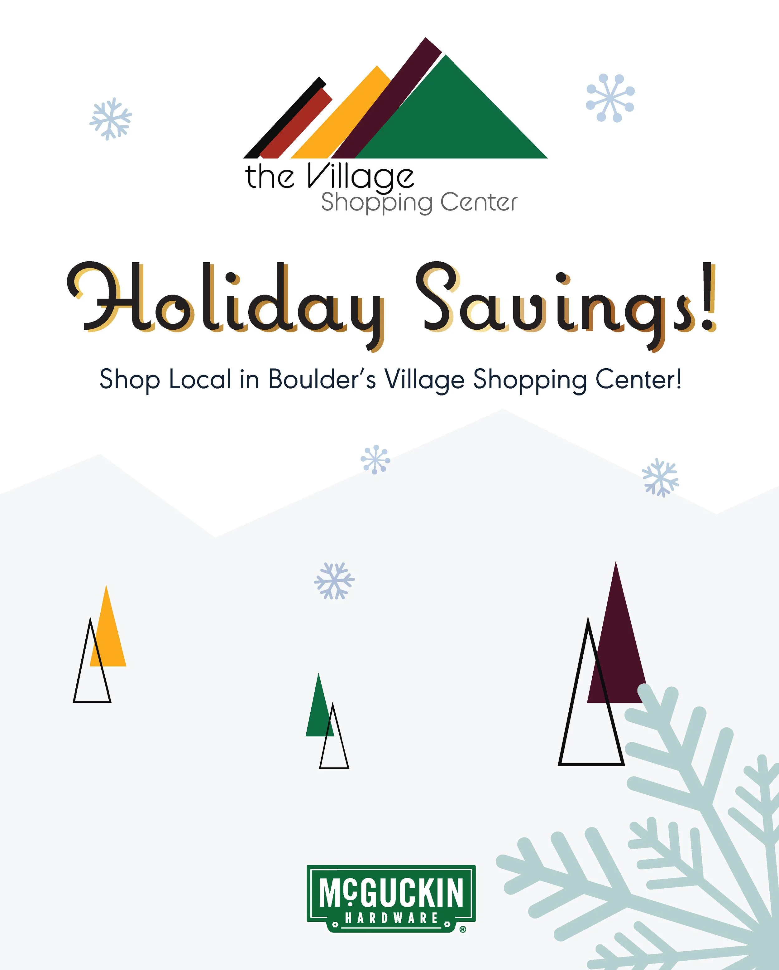 Winter Coupon Catalogue for The Village Shopping Center - Front Page