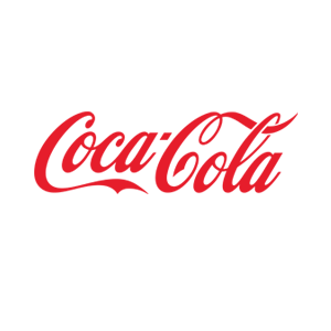 Coca-Cola logo on a white background