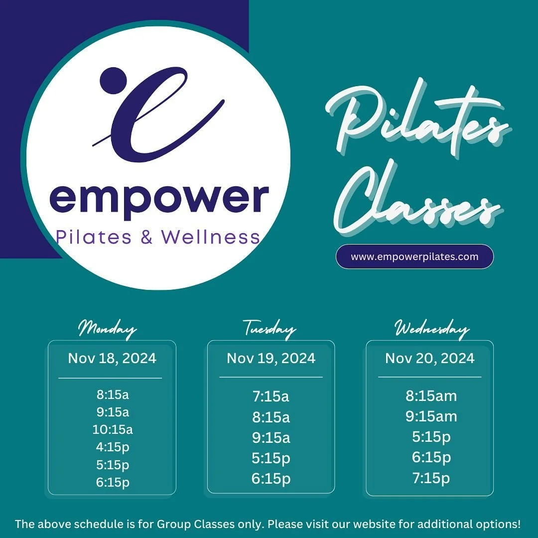 The best time to start is the moment you decide to. 

Join us for a class this week! 

We share our schedule every Sunday and Wednesday so you can stay up to date with dates &amp; times.

Sign up with the link in our bio 🤗 

@empowerpilatesandwellne