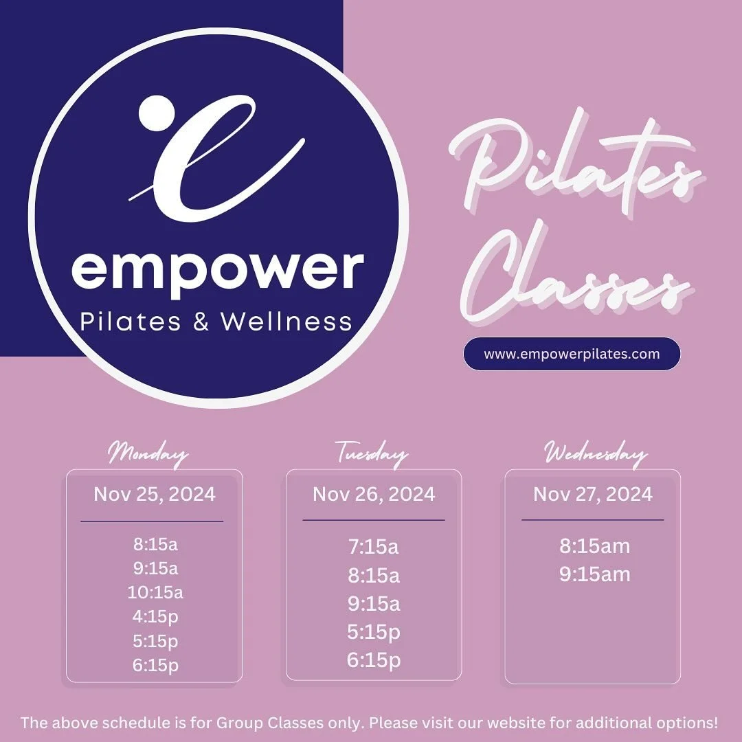 Join us for a class this week!

Sign up with the link in our bio 🤗 

@empowerpilatesandwellness
www.empower-pilates.com

#grandopening #pilatesstudio #reformer #pilatesclasses