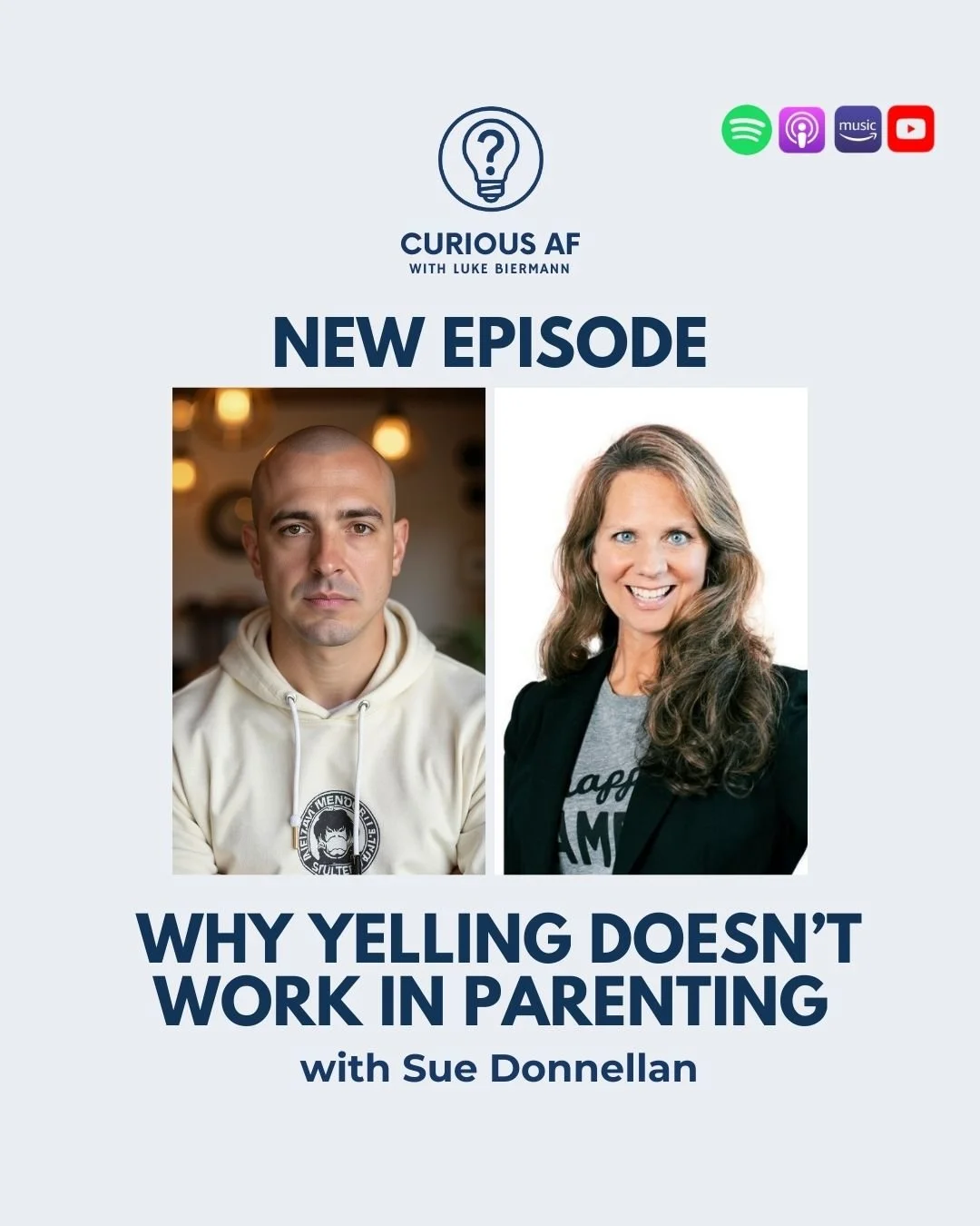 New episode is out&hellip;

On this episode of Curious AF Podcast, Luke sits down with parenting coach Sue Donnellan to unpack why so many traditional parenting approaches fall short.

They explore how yelling, punishment, and constant reaction often