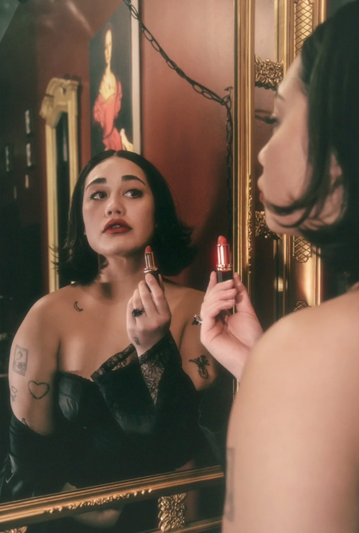 Black Monarch Boudoir shot by Madi Lyn 