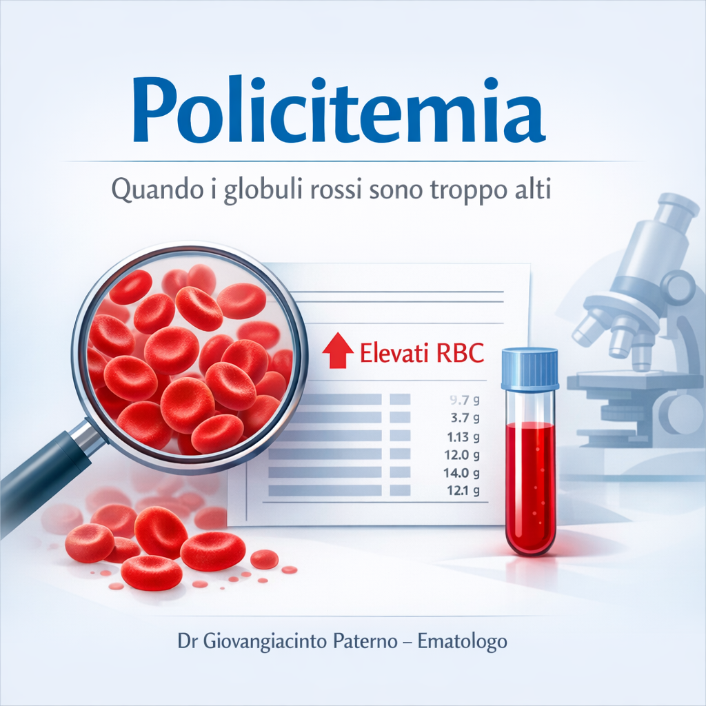 Policitemia: quando i globuli rossi sono troppo alti (e quando serve l’ematologo)