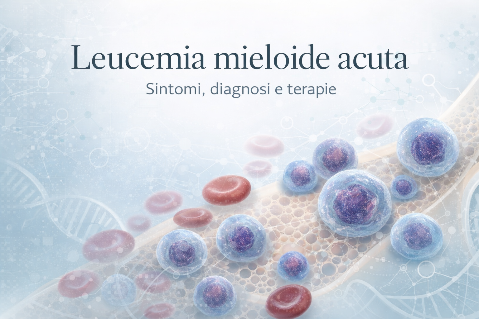 Leucemia mieloide acuta: cosa sapere su sintomi, diagnosi e terapie