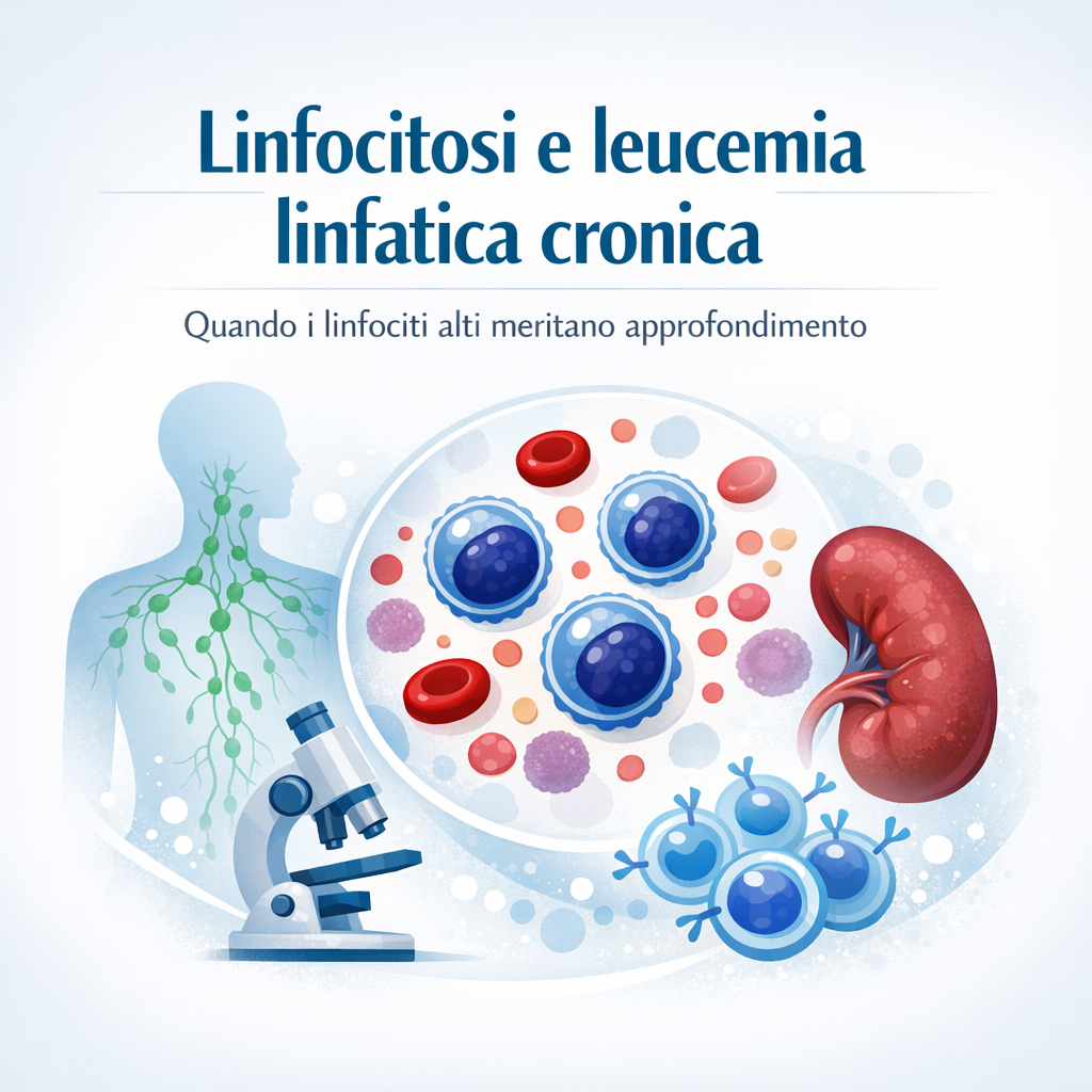 Linfocitosi e leucemia linfatica cronica: quando un aumento dei linfociti richiede approfondimento ematologico