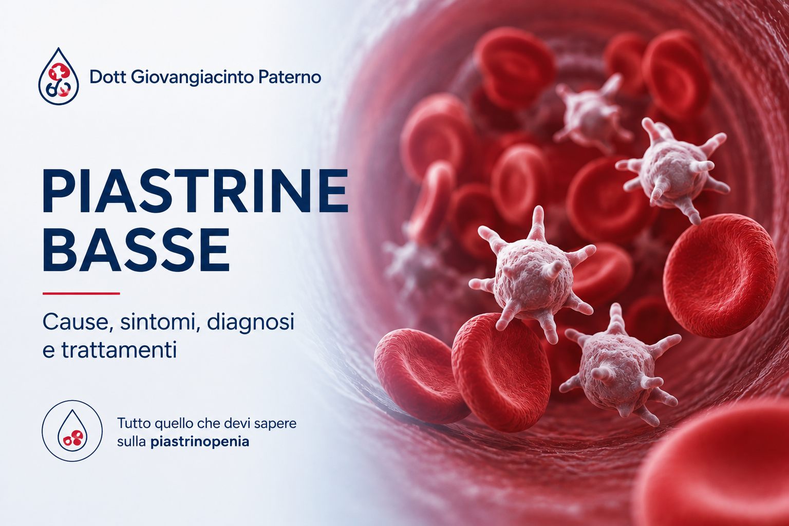 Piastrine basse: cause, valori e quando preoccuparsi