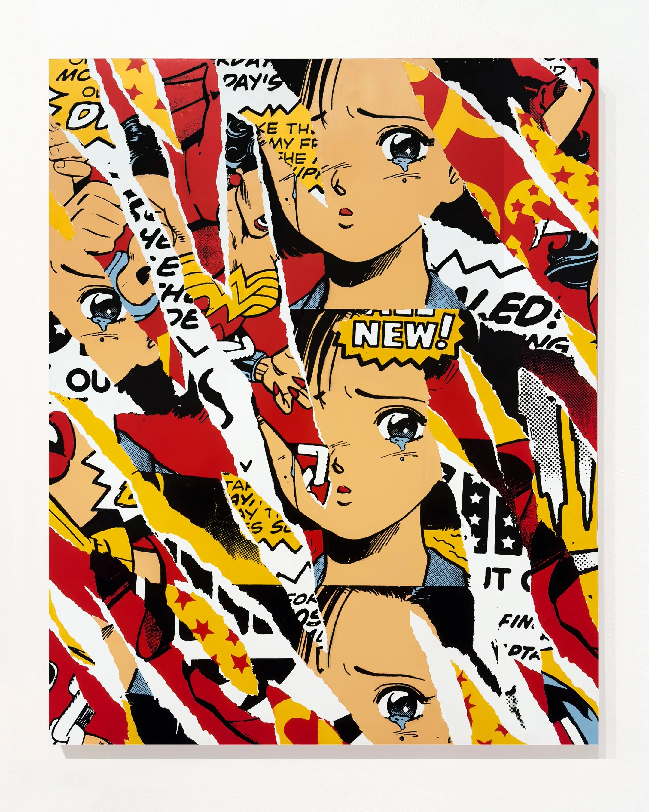 "Red Tears" Painting