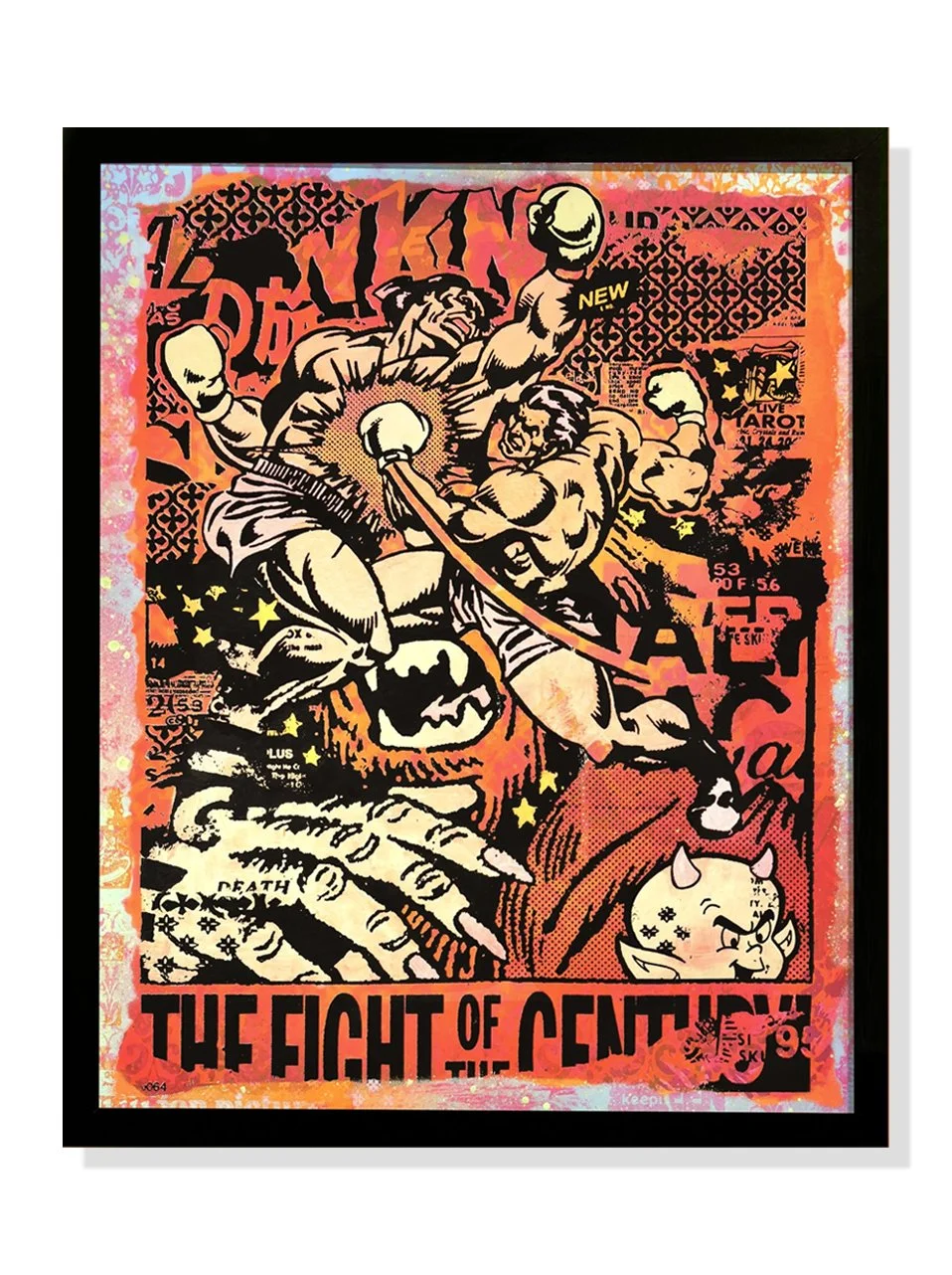 "Fight of the Century" Monoprint Edition