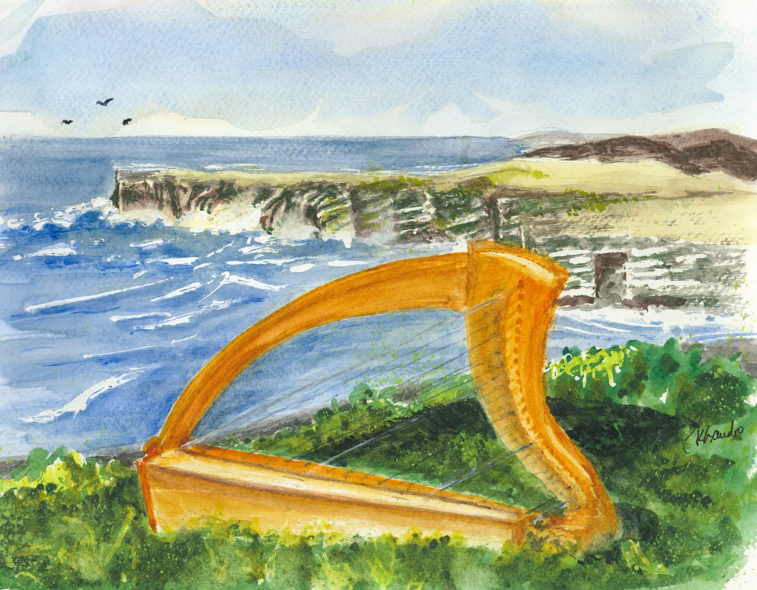 Wind Harp at Loup Head