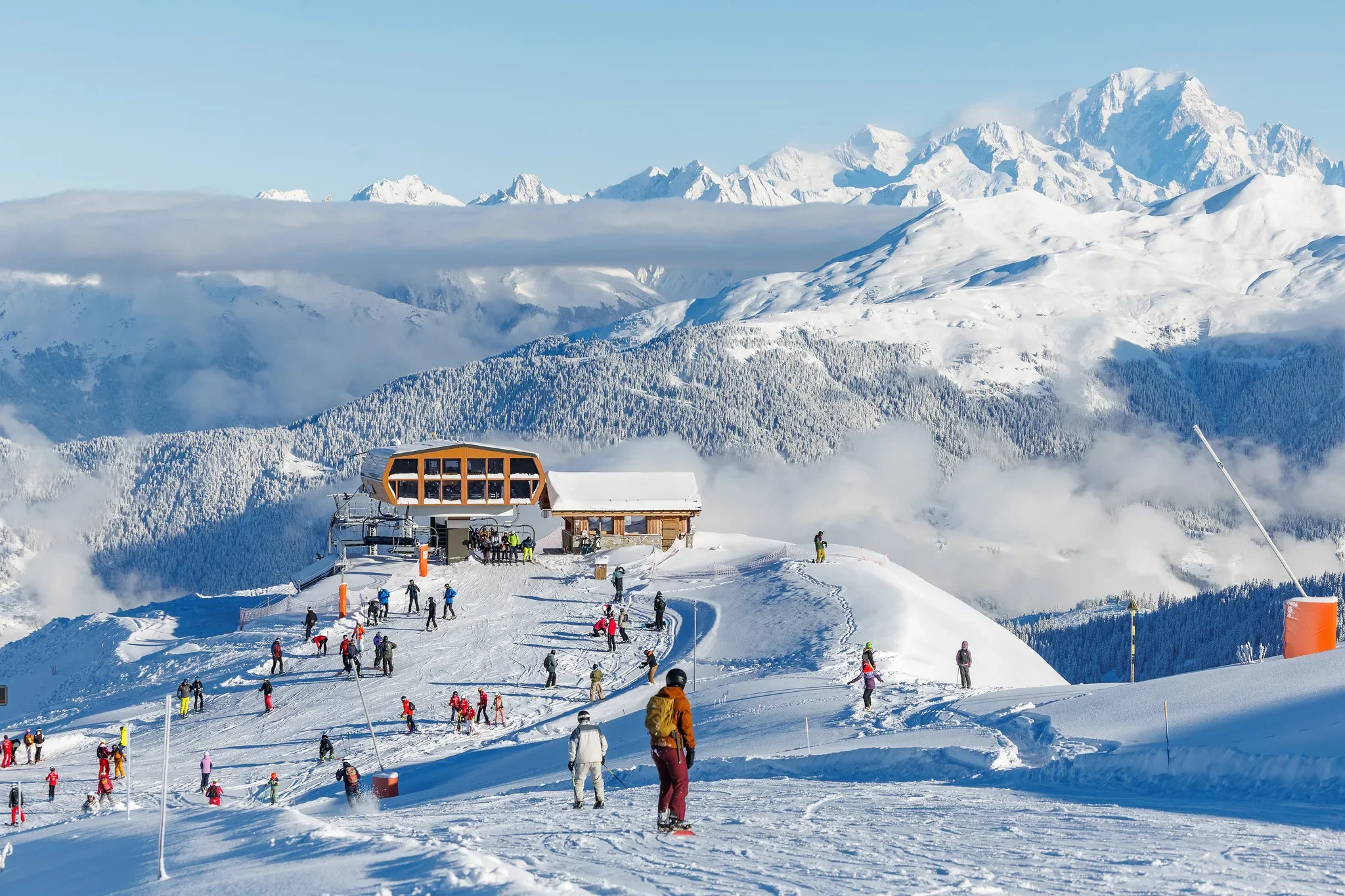 A view of the 3 Valleys