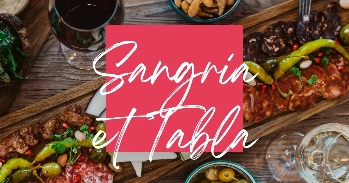Sangria jug and Tabla Mezcla
