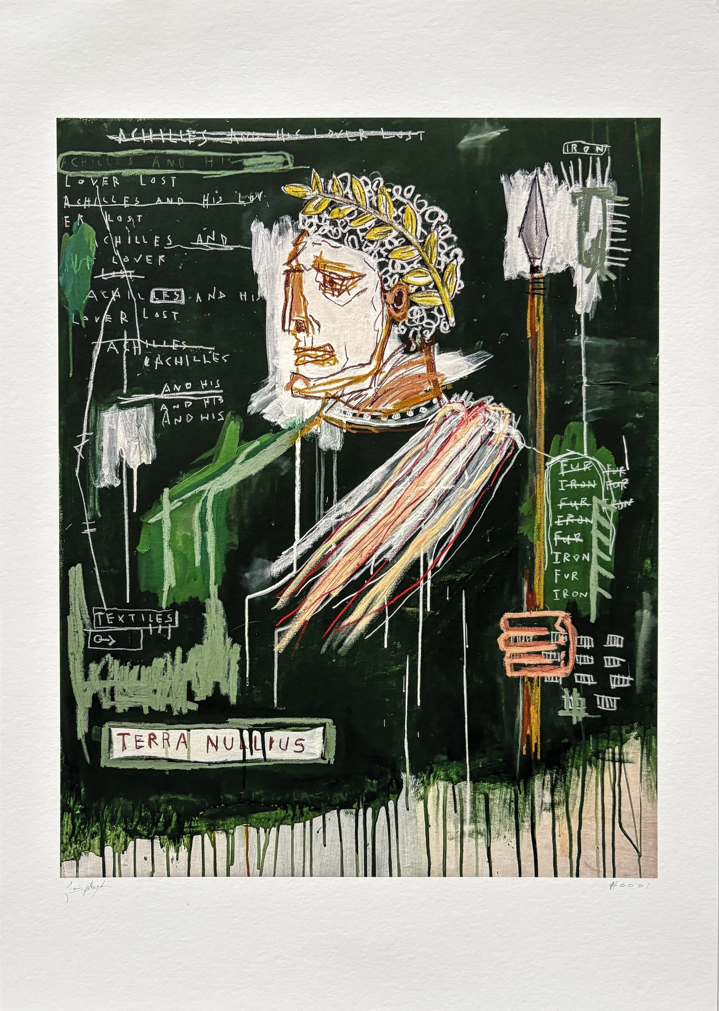 A2 Print, "Something I once read in a Homeric poem"