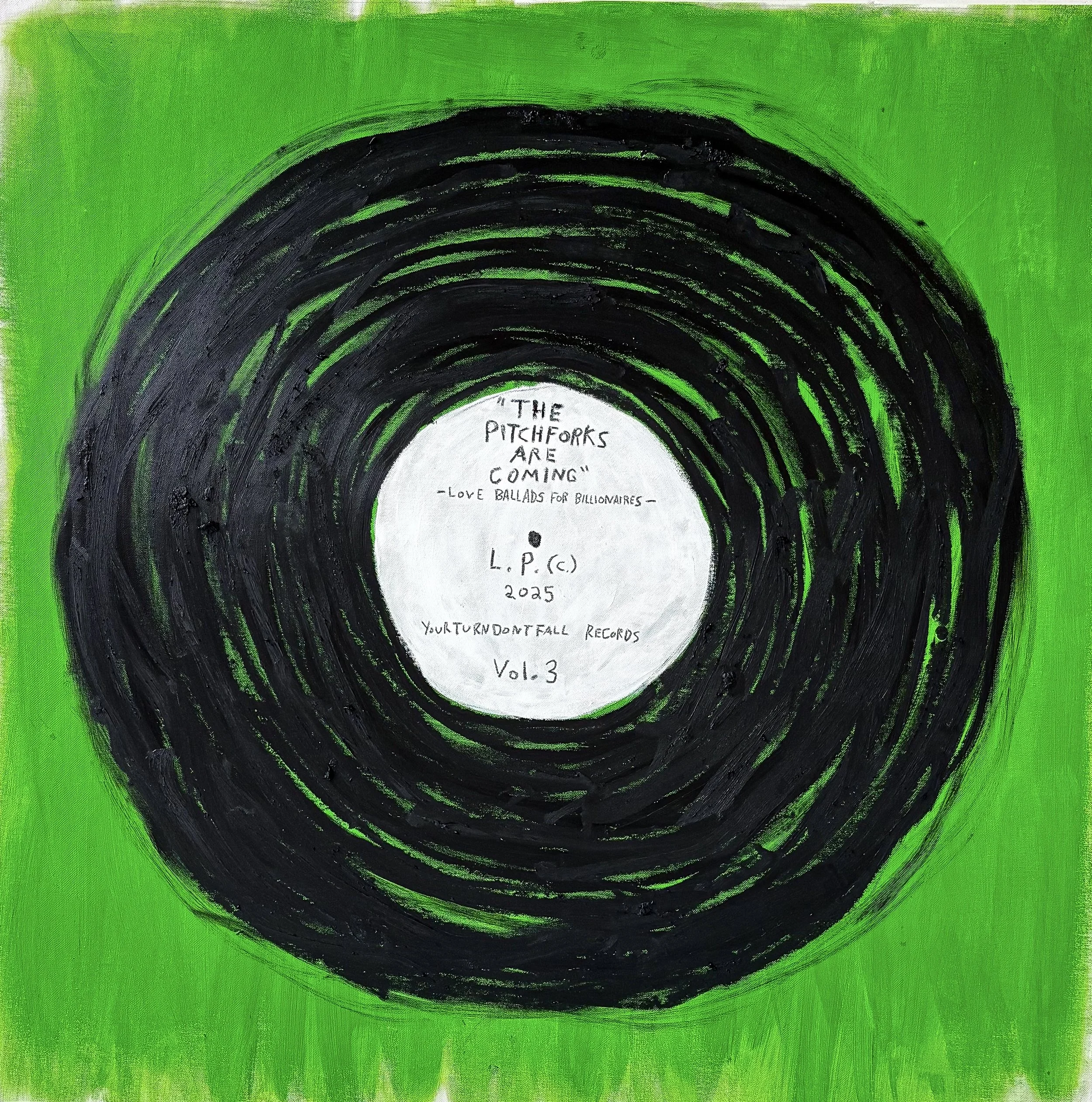 "Volume 3", 100 x 100 cm (40 x 40")