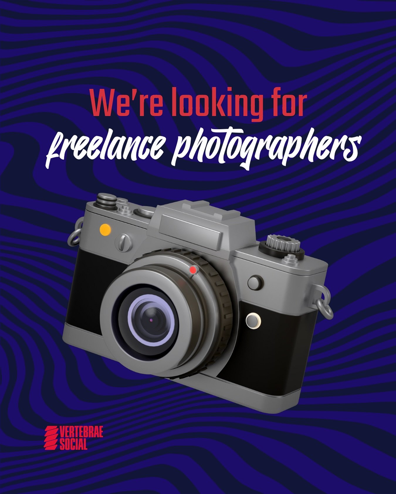 Are you a freelance photographer or videographer based in the West Midlands?

We&rsquo;re looking for creative and forward-thinking portrait photographers to shoot our clients for us.

Drop us a DM with a link to your work to find out more ✌️

#Birmi