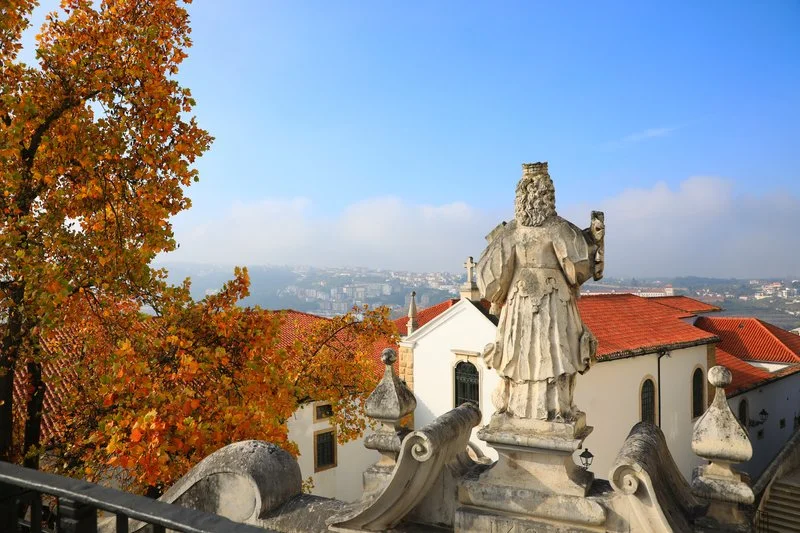 View from Coimbra University Coimbra Portugal a UNESCO World Heritage Site
