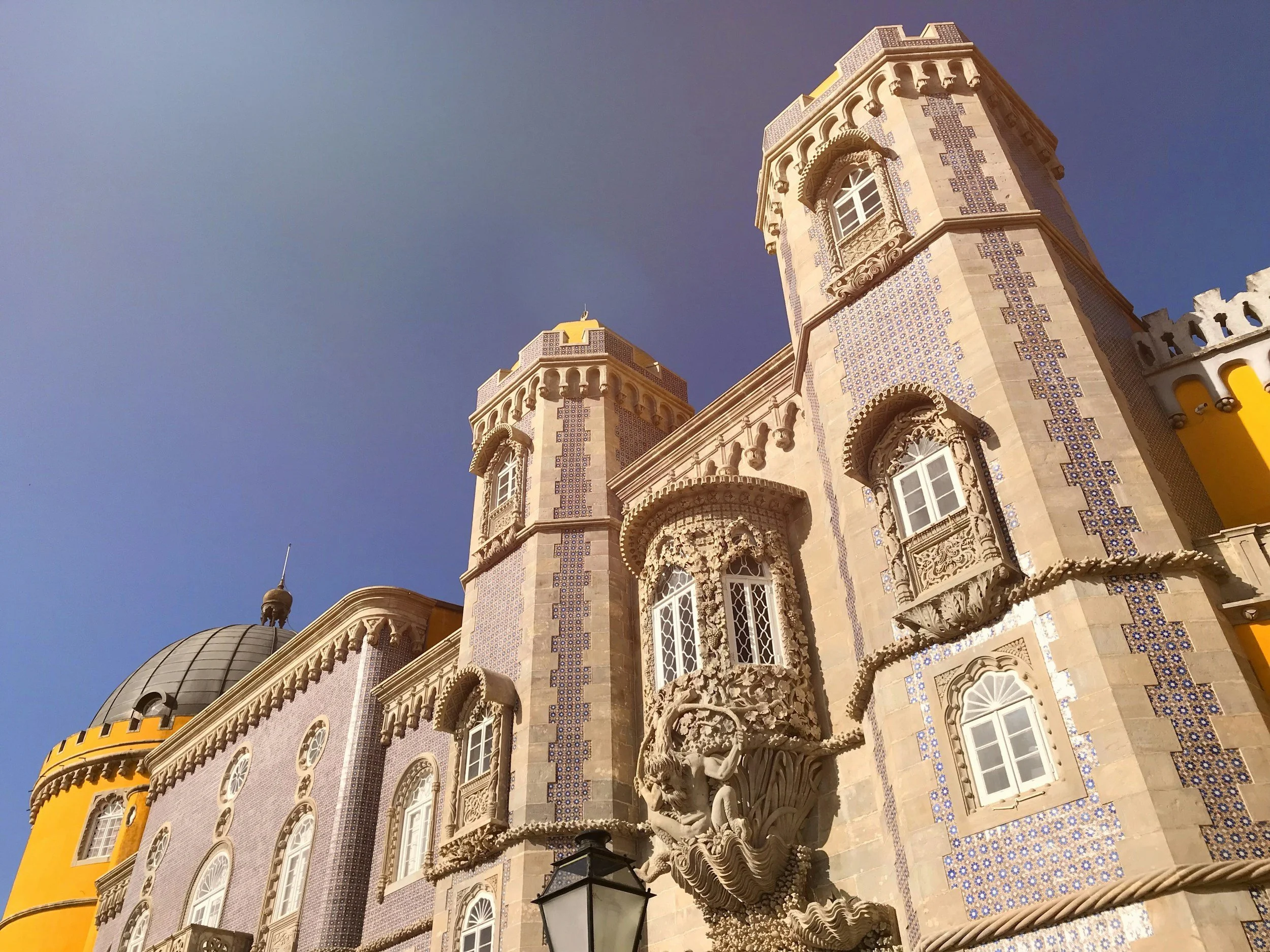 Gothic Romantic Architecture Pena Palace Sintra Detail