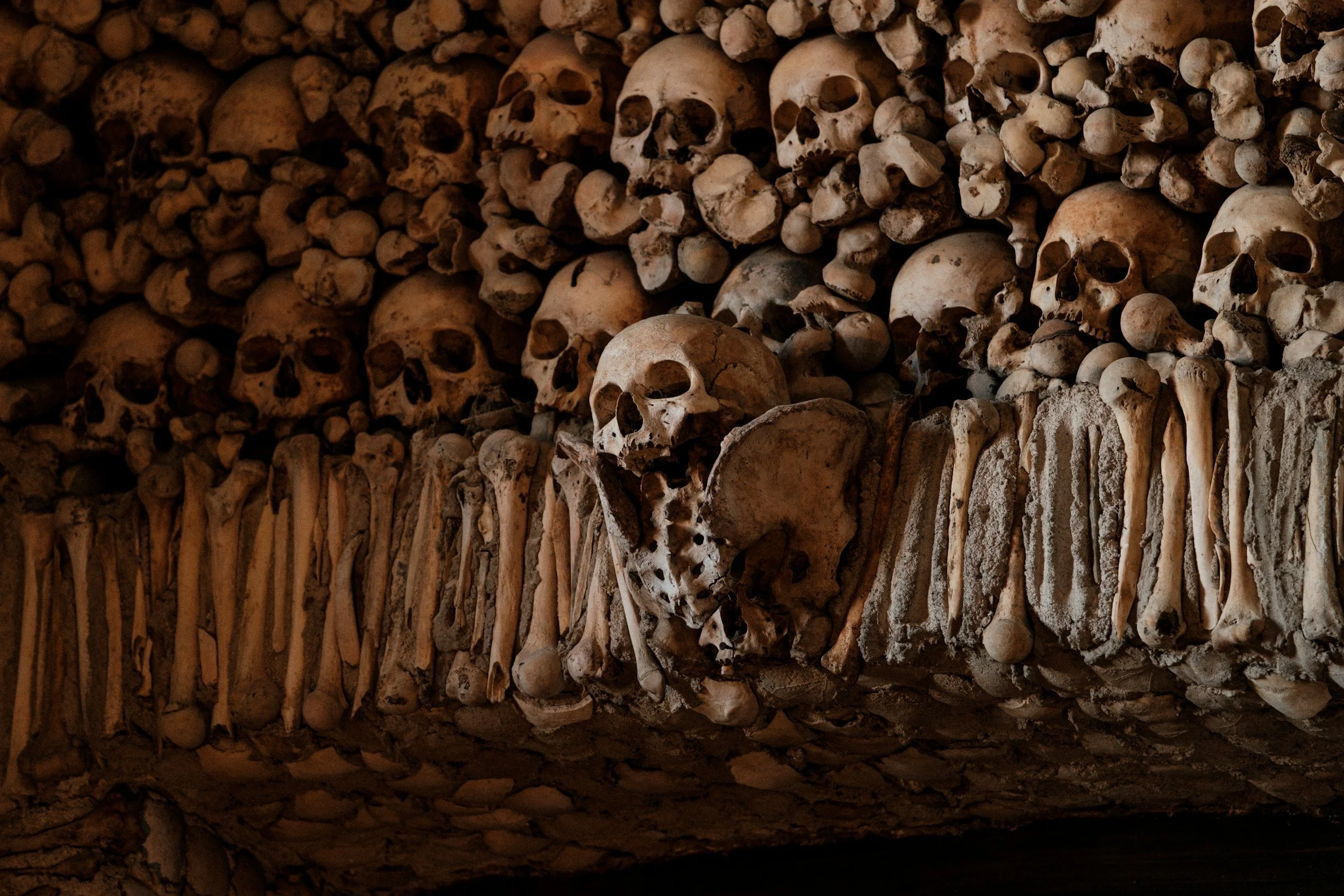 Chapel of Bones Skull and Wall Detail
