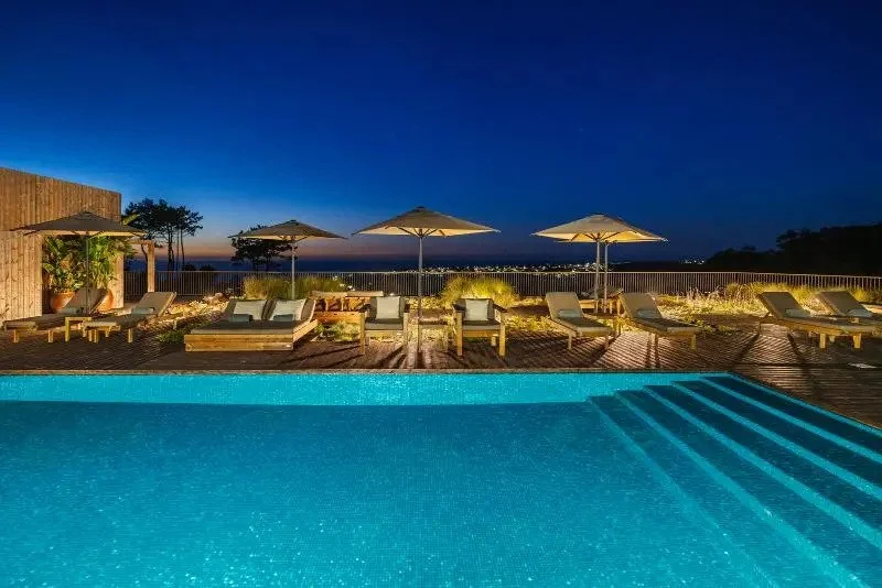 Infinity Pool at Immerso Hotel, Ericeira: Stunning Ocean Views and Relaxing Luxury Retreat.