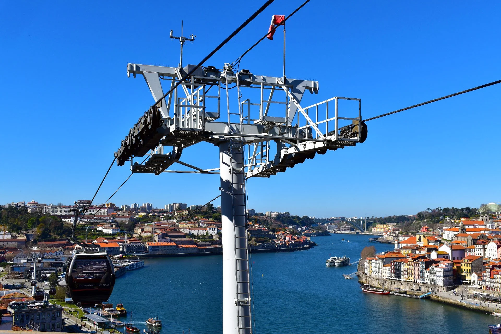 Teleférico de Gaia Cable Car, Porto: Scenic Ride Over the River with Stunning City Views.