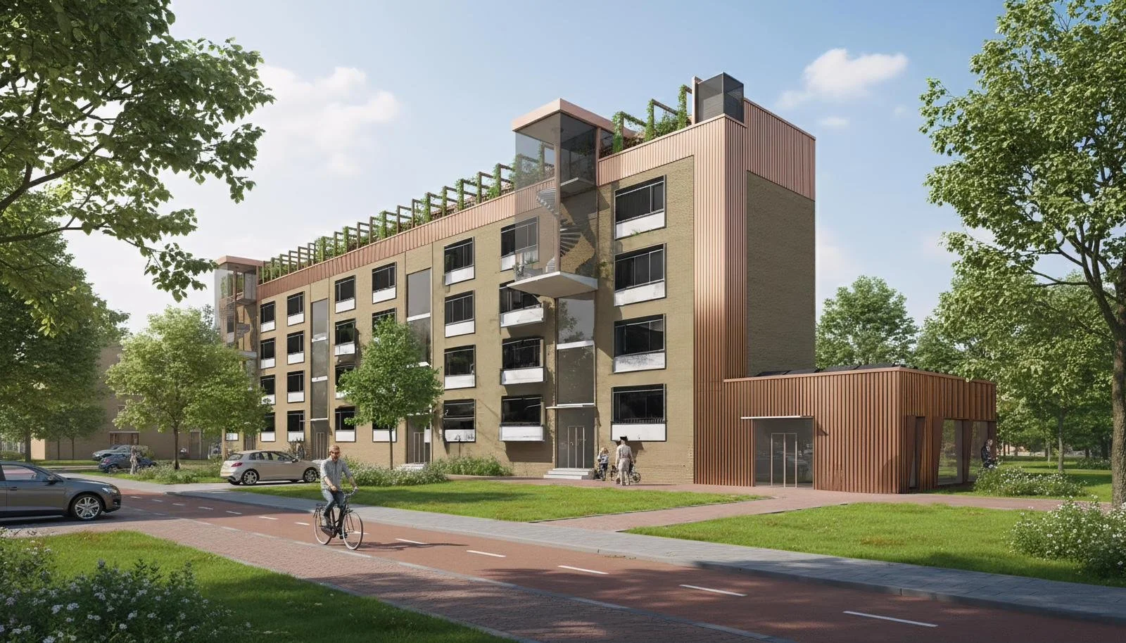 ARCh, Carmine Papa Architetti e Designers, Benut de Overruimte competition, Rooftop Extension Netherlands, Social Housing Intervention, Sustainable Architecture Netherlands, Housing Shortage Solutions, Benut de Overruimte Competition, Compact Residen