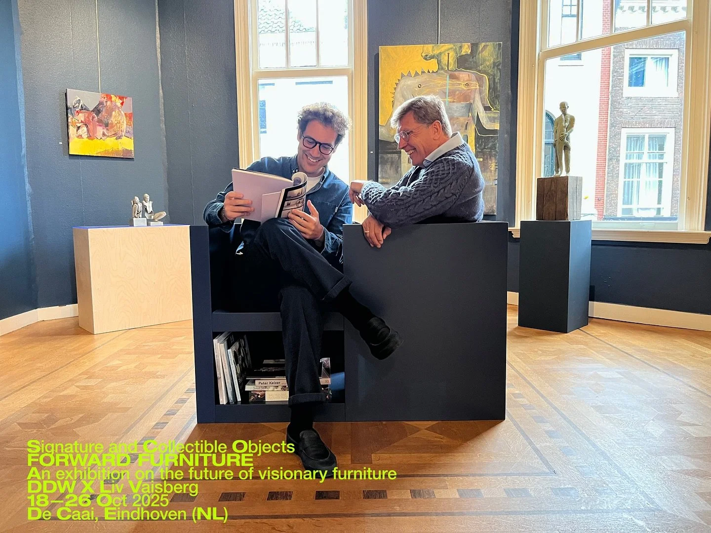 Sedia da Conversazione, part of the De Twee Pauwen collection, is temporarily on display at the Future Furniture Expo during Dutch Design Week 2025.

@detweepauwen 
@forwardfurniture_club 
@dutchdesignweek 

#arch #architecture #design #art