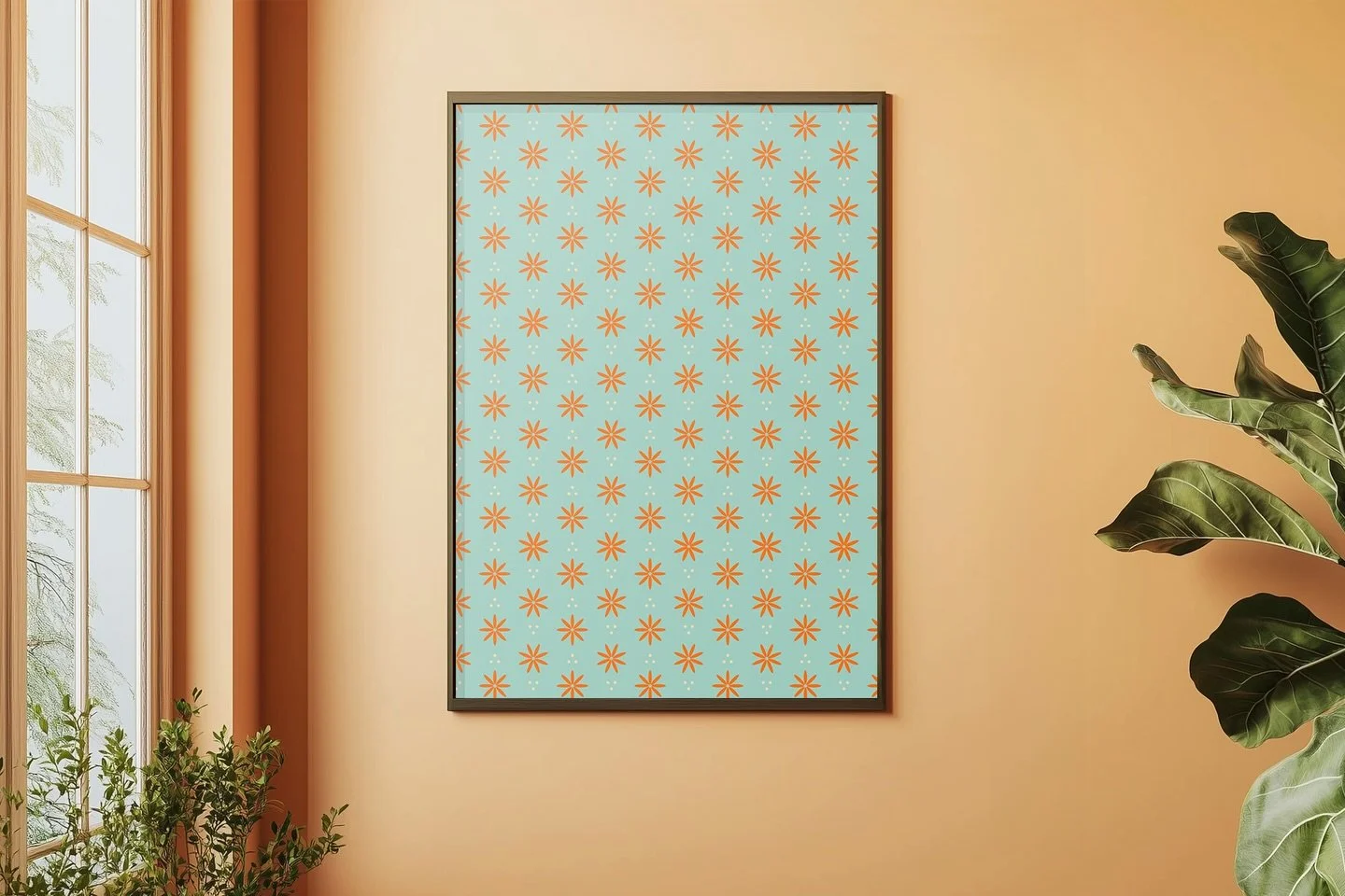 What appears chaotic in the natural world actually follows precise geometric rules, harmonised by the Golden Ratio. Natura brings the beauty of nature into your space, adding vibrant colours and a sense of peace with its floral geometric pattern. 

O